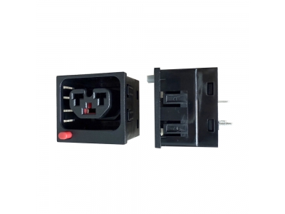 C39按键防脱小尺寸插座卡钣金